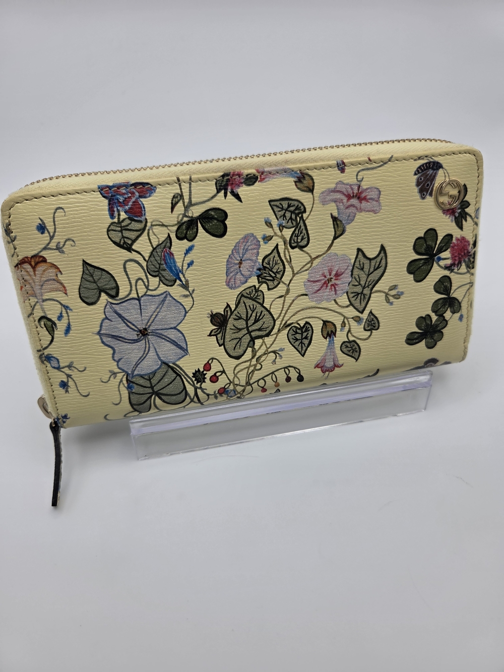 Authentic Preloved Gucci Flora Zip Around Wallet Limited Edition Hong Kong W COA